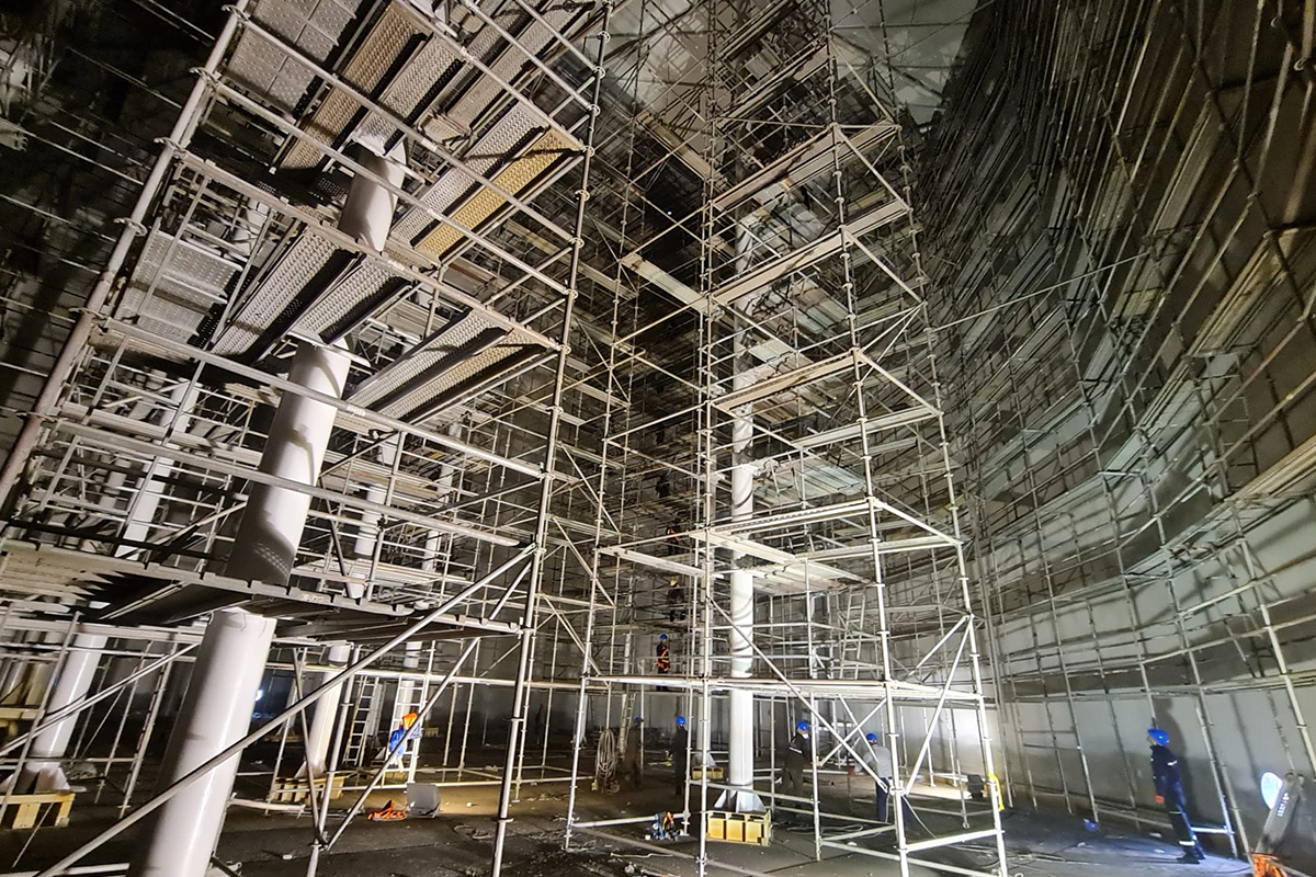 Flanged Scaffolding System