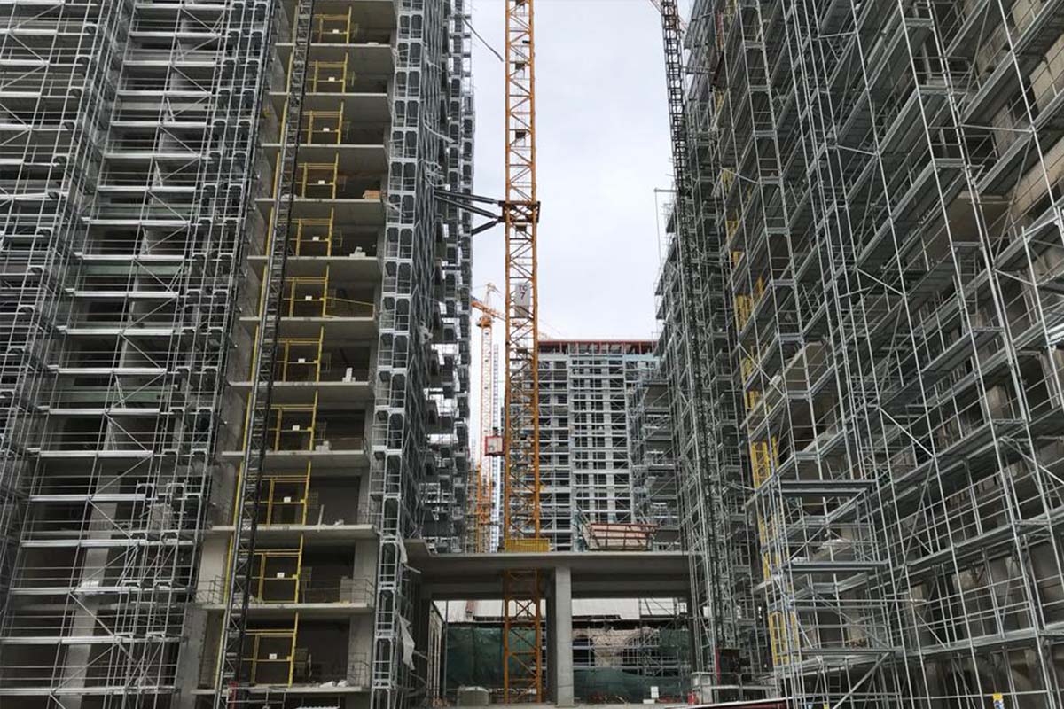Safety Facade Scaffolding System
